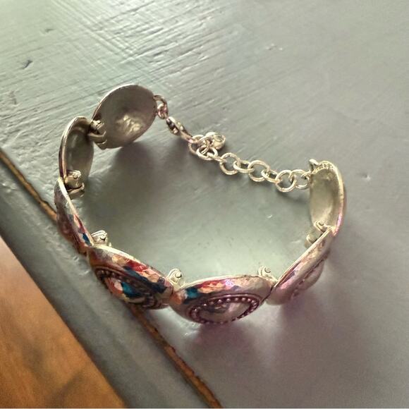Brighton Silver Tone Circle Disc Bracelet - Picture 4 of 9